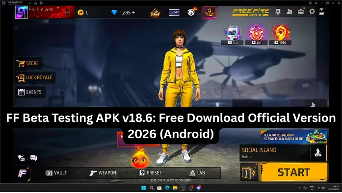 FF Beta Testing APK Download Now Latest Version
