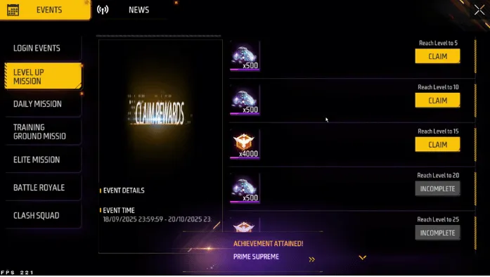 Free Fire Max Advance Server​ Eligibility Criteria