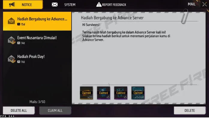 How to Download and Install Free Fire Advance Server APK for Android